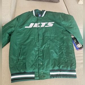 Brand New JETS NFL Sports Jacket MEDIUM Large